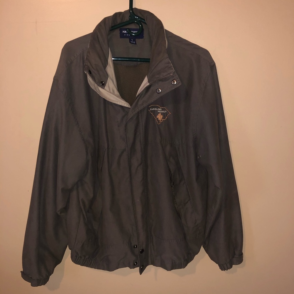 Port Authority wind and rain coat with hood Large